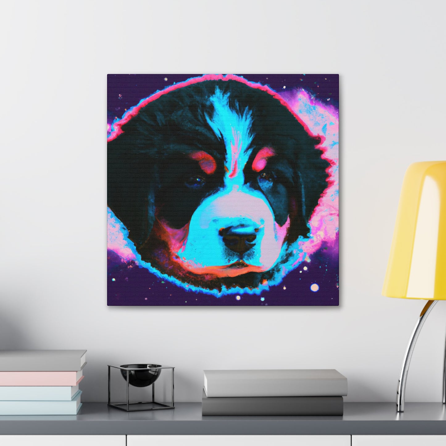 Crowned Princess Sofia of Zurich. - Bernese Mountain Dog - Canvas