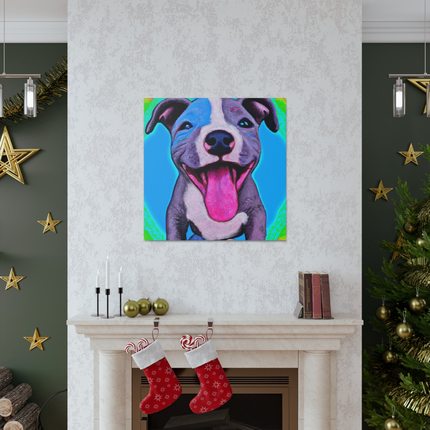 Celestina Elsanna de Veniela - Pitbull Puppy - Canvas