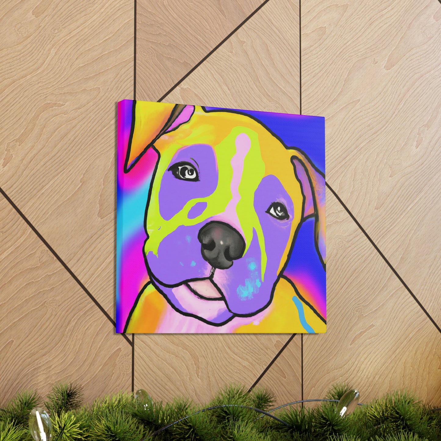 Rembrandt de Couronne - Pitbull Puppy - Canvas