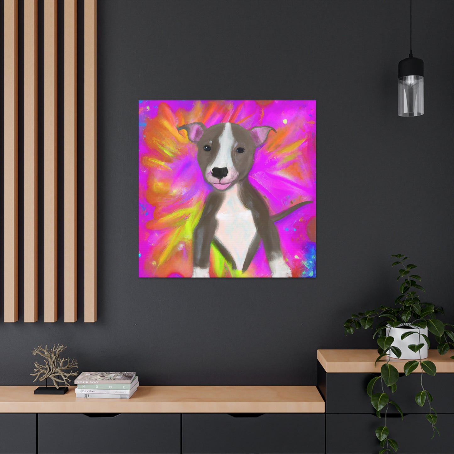 Artemisaristea Royaltea - Pitbull Puppy - Canvas