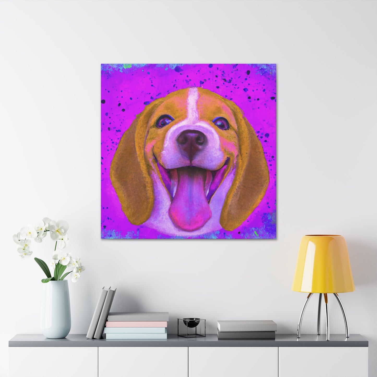 Prince Arturius the Magnificent - Beagle Puppy - Canvas