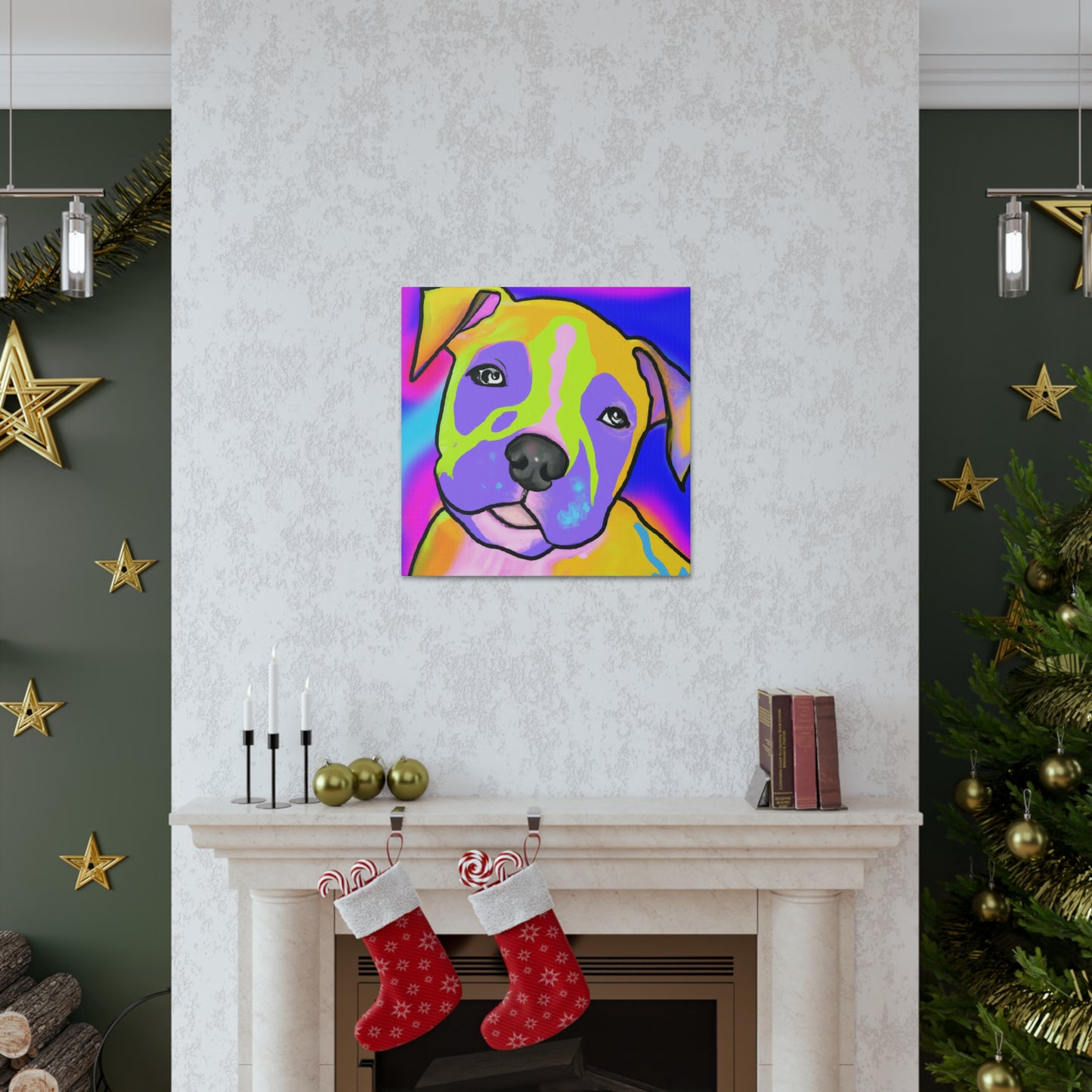 Rembrandt de Couronne - Pitbull Puppy - Canvas