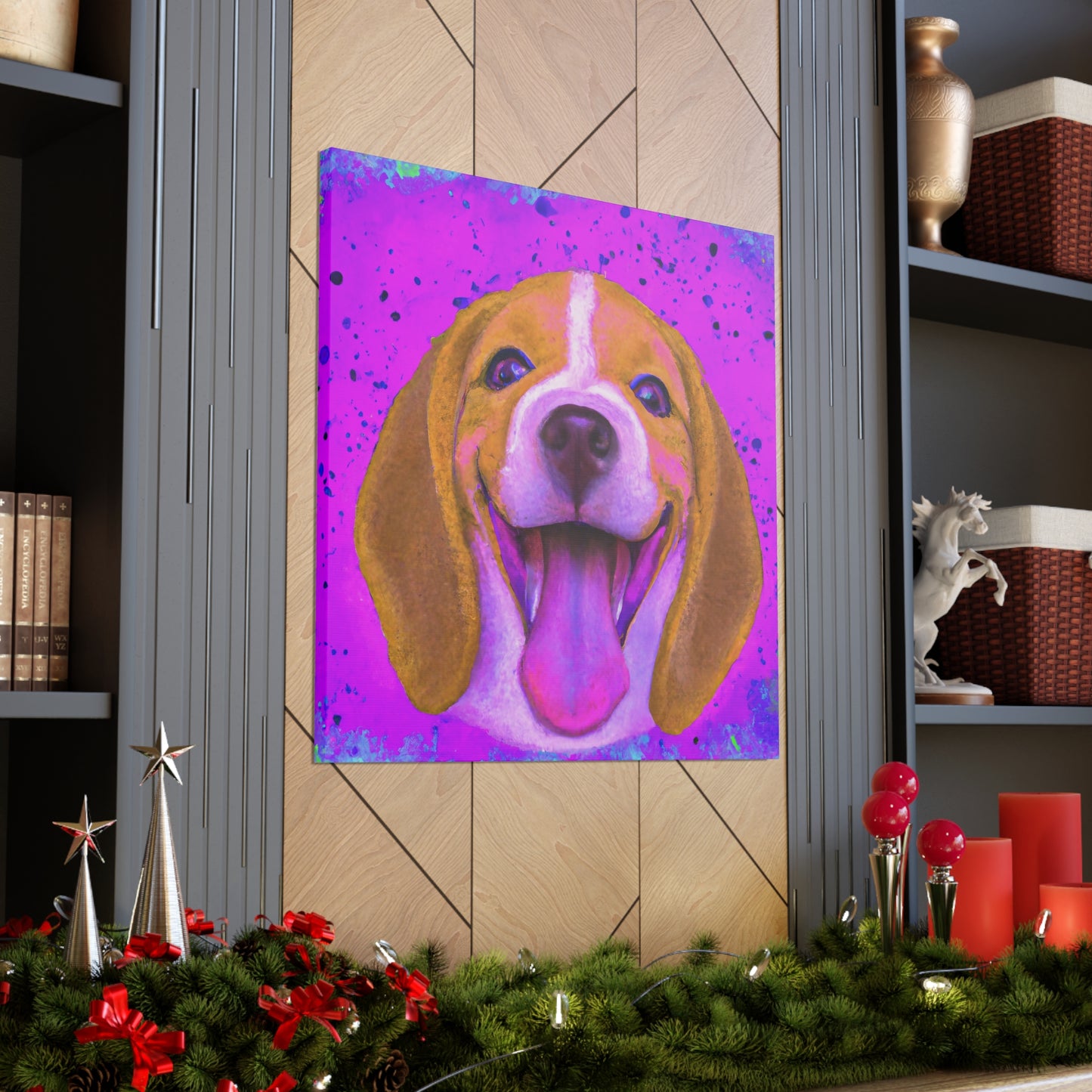 Prince Arturius the Magnificent - Beagle Puppy - Canvas