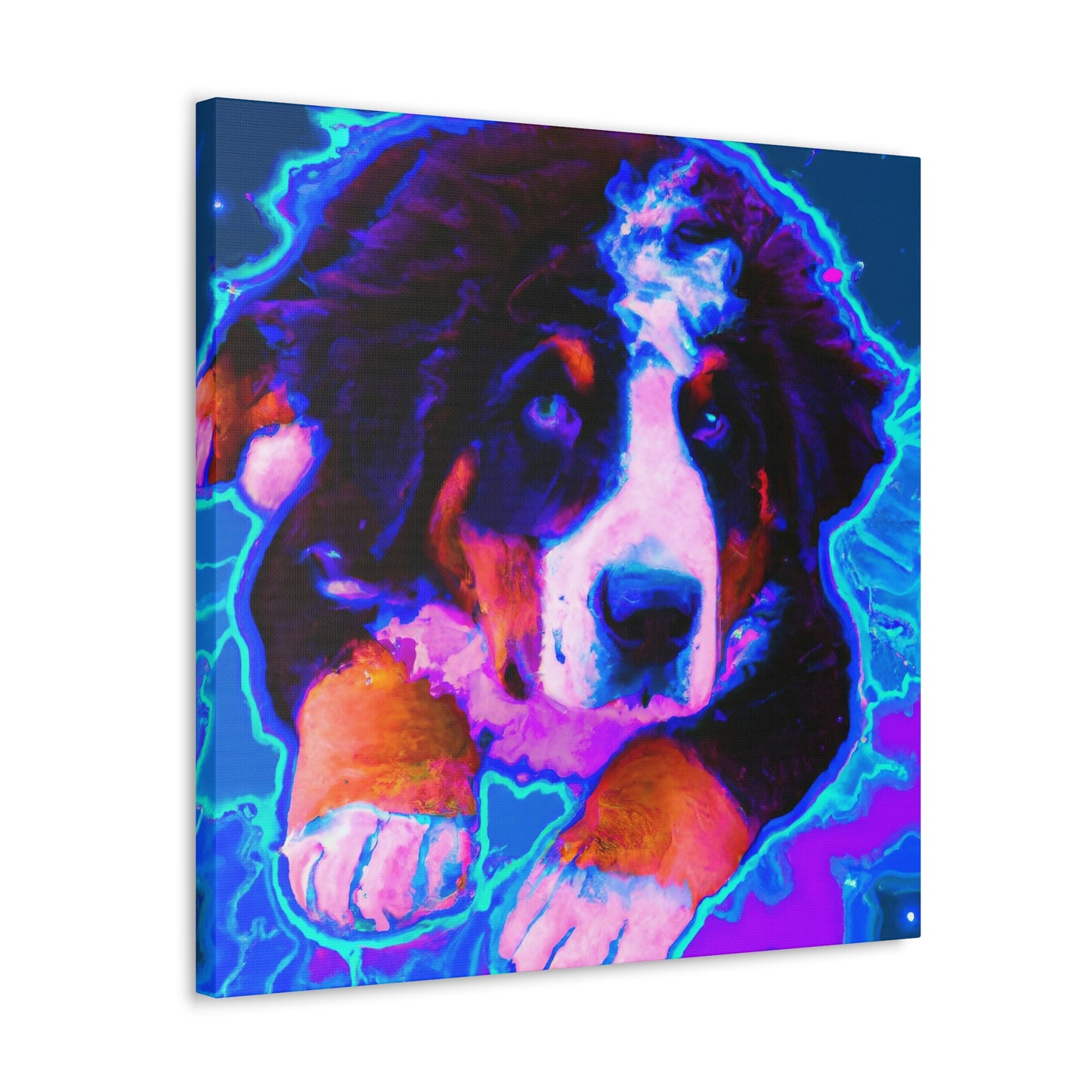 Countess Adelina von Stauffenberg - Bernese Mountain Dog - Canvas