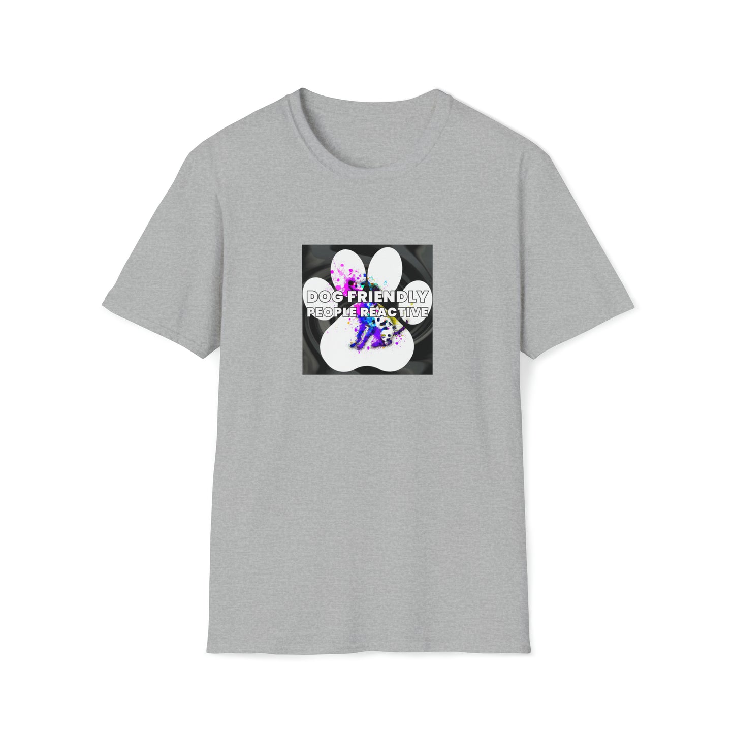 Elsa Thrift - "Dog Friendly, People Reactive" Unisex Tee