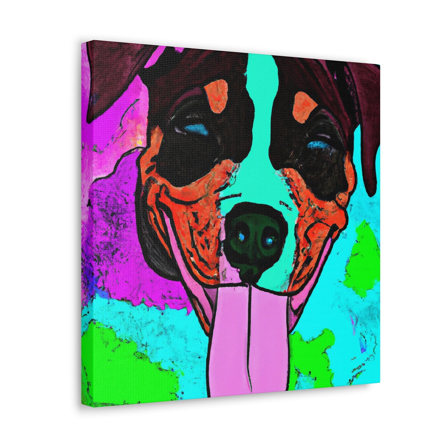 Gwendolyn de LaVallee - Pitbull Puppy - Canvas