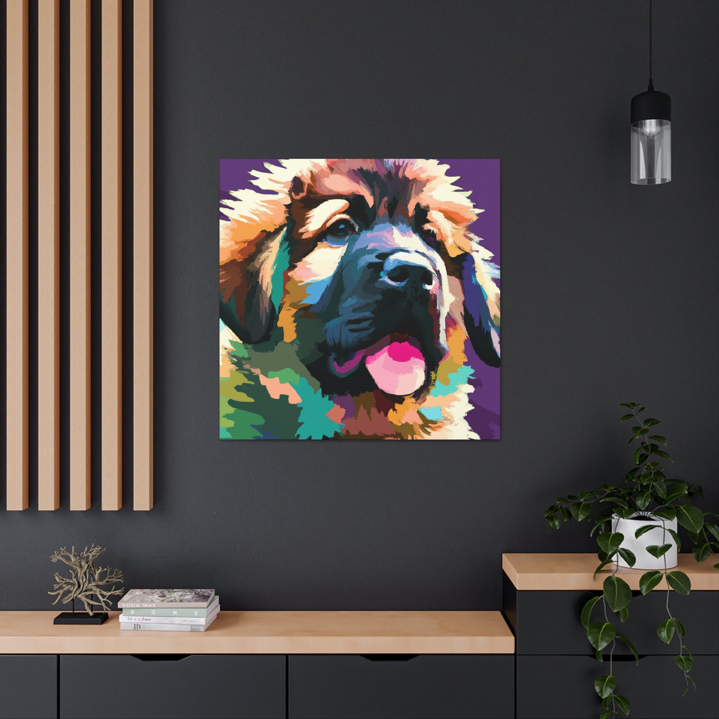 Baroness Aemilia von Preuss - Leonberger - Canvas