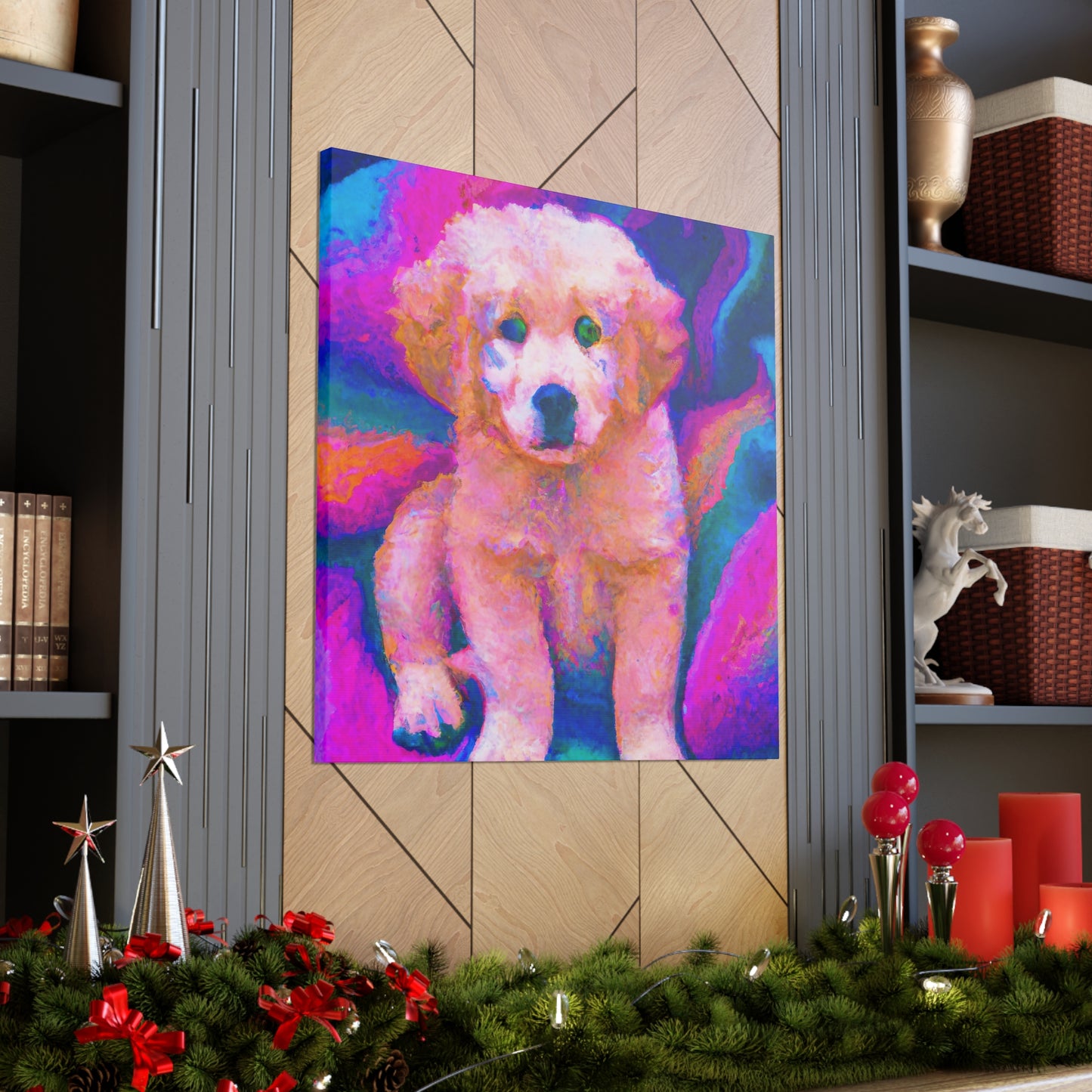 Lord Ranulf Avartyr - Golden Retriever Puppy - Canvas