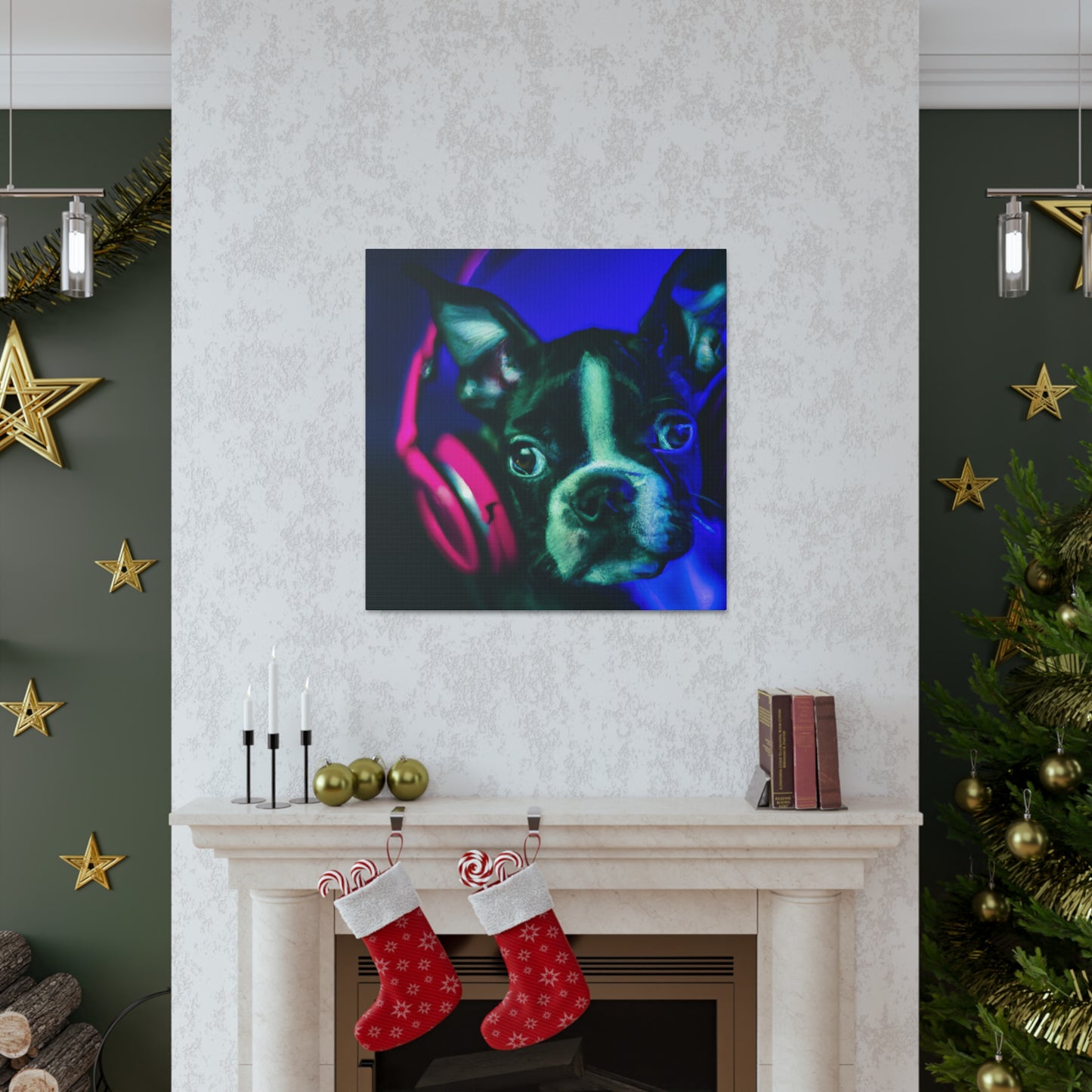 Countess Lorelai Augusta of Boston - Boston Terrier - Canvas