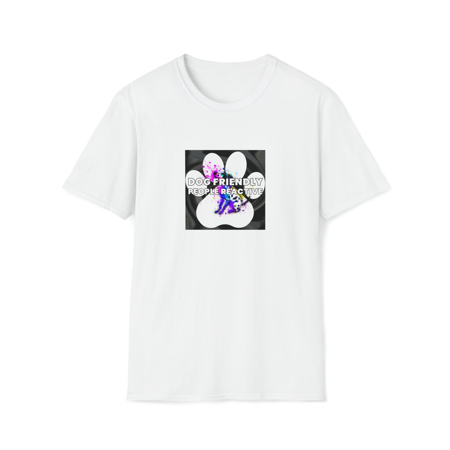 Elsa Thrift - "Dog Friendly, People Reactive" Unisex Tee