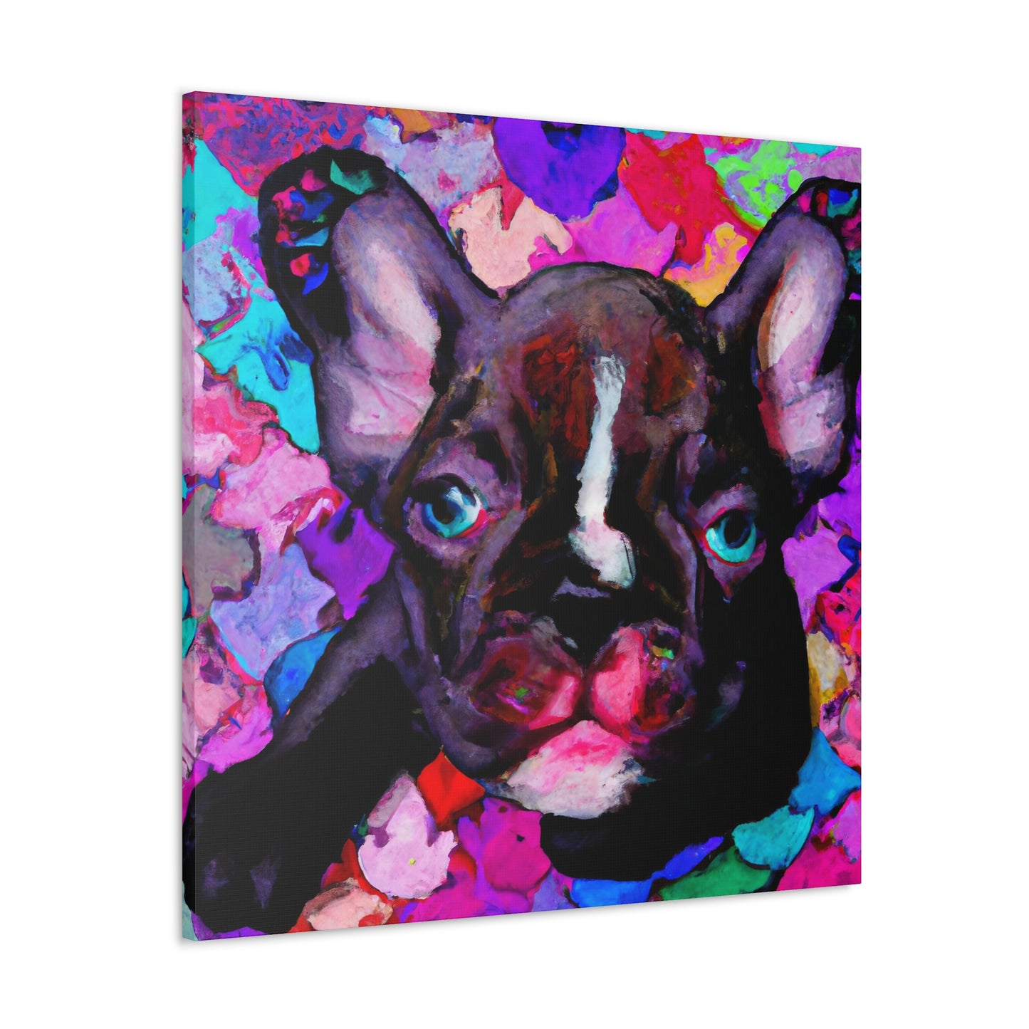 Countess Danesca de Veronai - French Bulldog Puppy - Canvas
