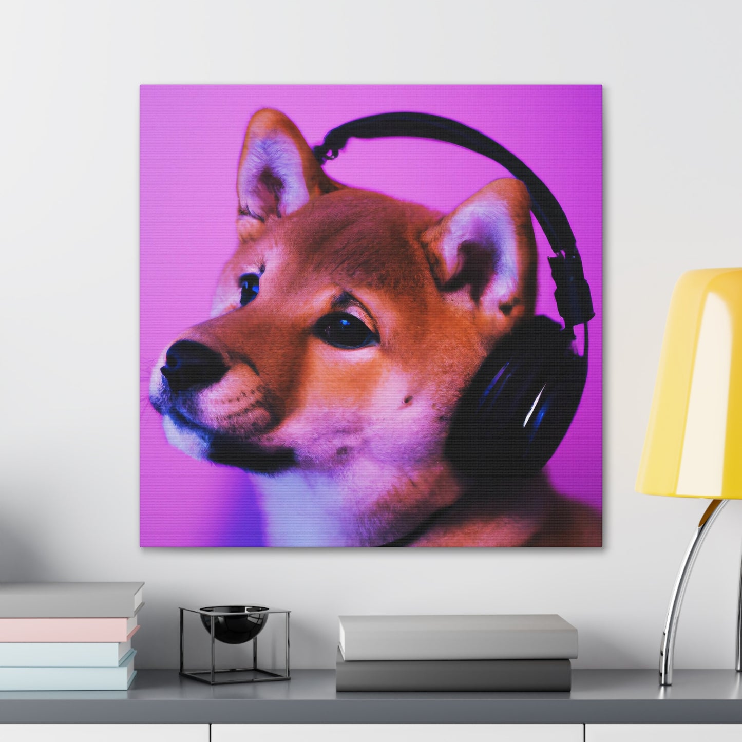 Myongu Angiro - Shiba Inu - Canvas