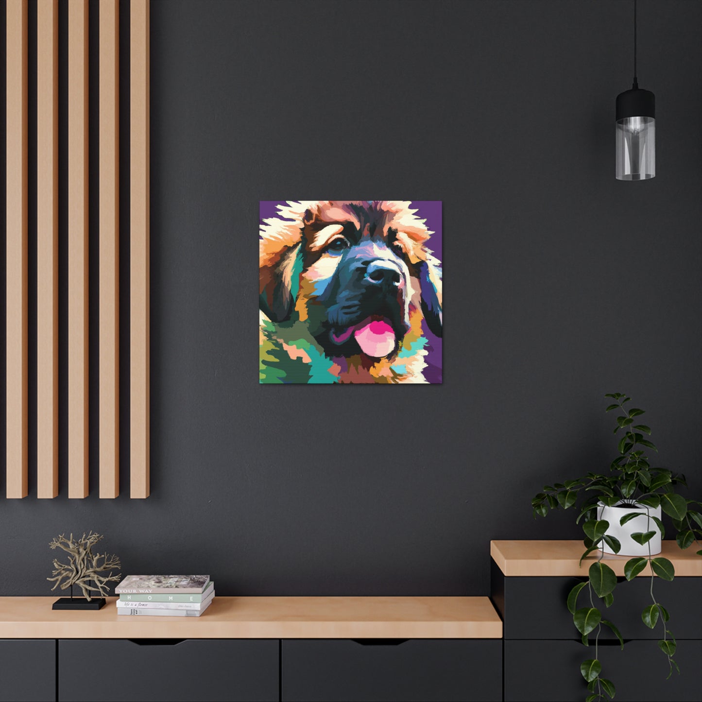 Baroness Aemilia von Preuss - Leonberger - Canvas