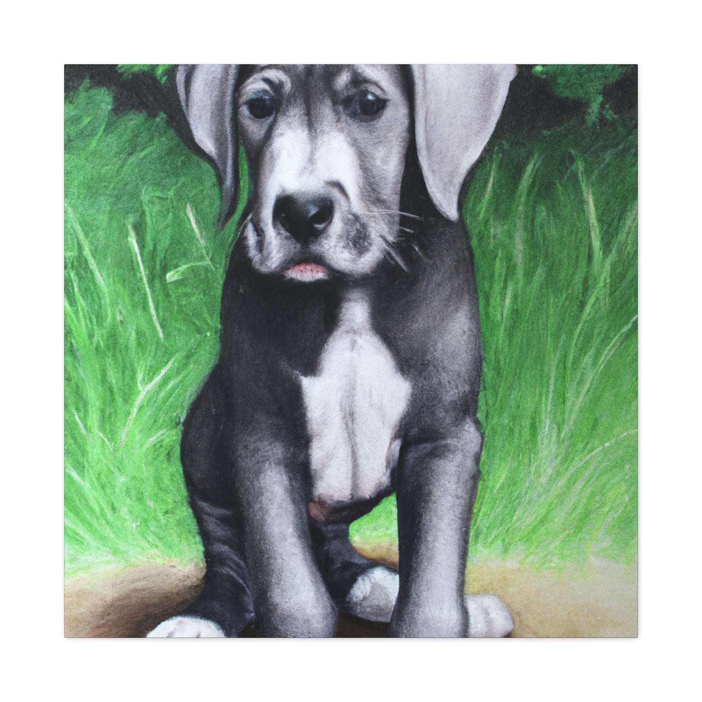 Countess Aurelia de Remirecourt (Great Dane) - Canvas