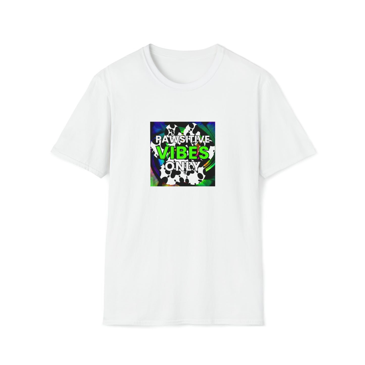 Posi-Thinking Prosperity Guru - Maxwell Prosperity - "Pawsitive Vibes Only" Unisex Tee