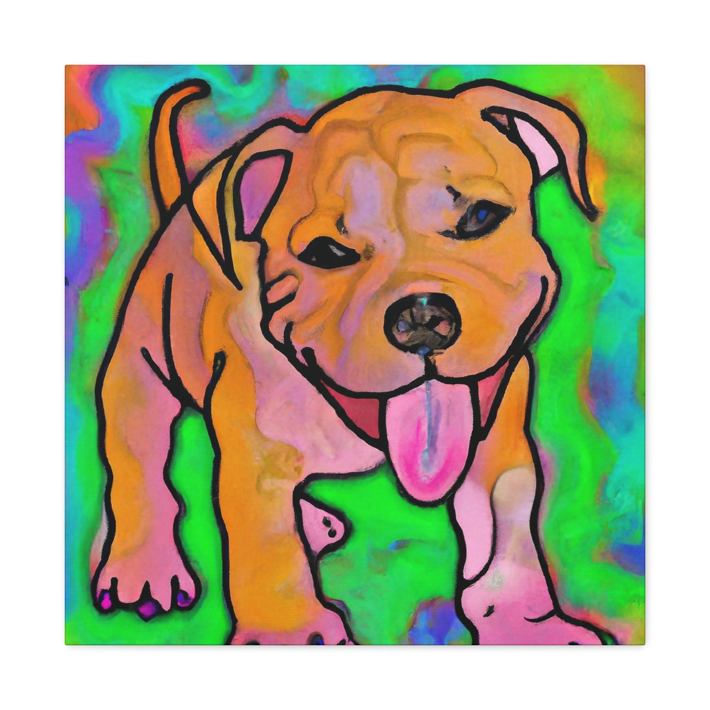 Aristonte Royaltye - Pitbull Puppy - Canvas