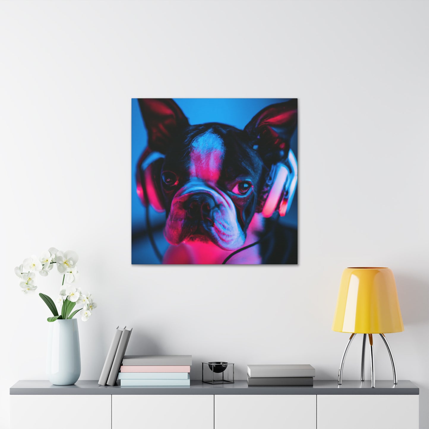 Prince Valiant Artistry - Boston Terrier - Canvas
