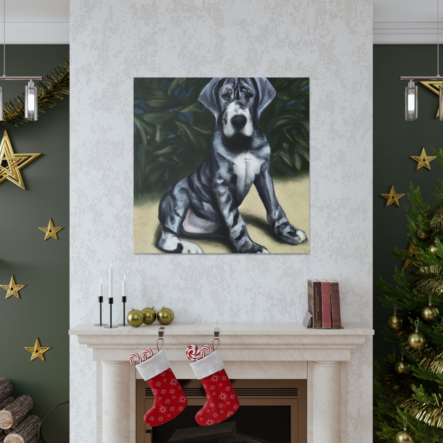 Dame Agneta de Valois - Great Dane - Canvas