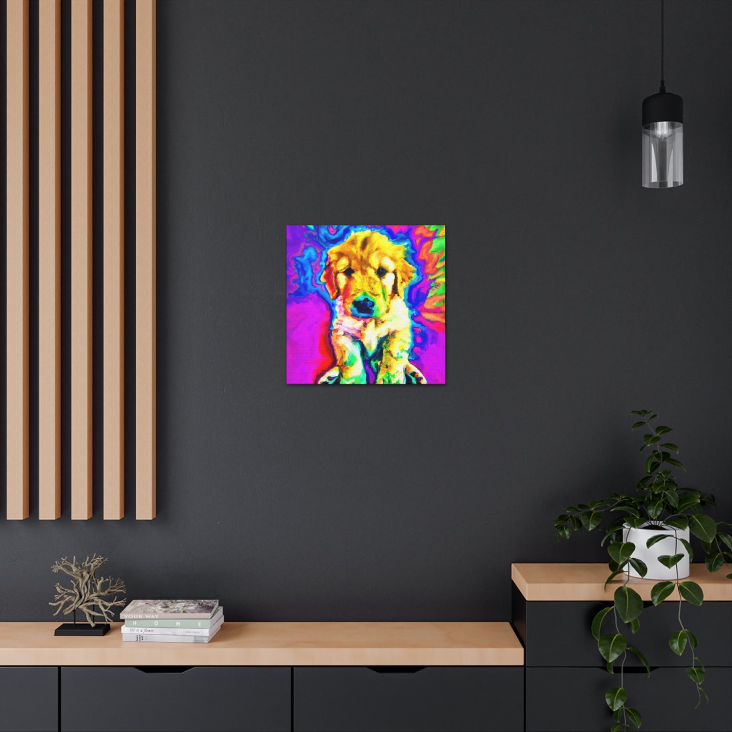 Marelyne, Duchess of Brabant - Golden Retriever Puppy - Canvas