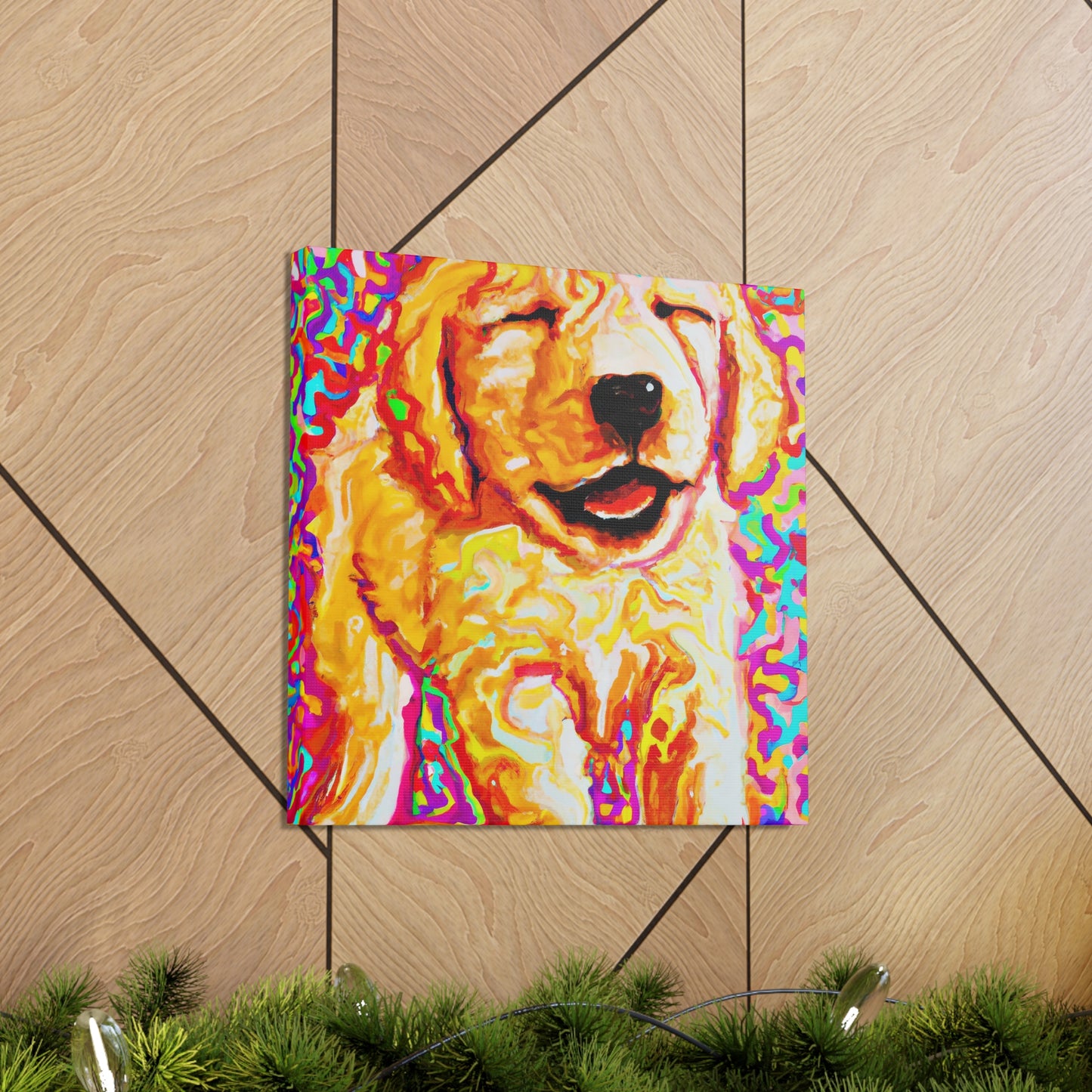 Prince Abilio de Iadesi. - Golden Retriever Puppy - Canvas