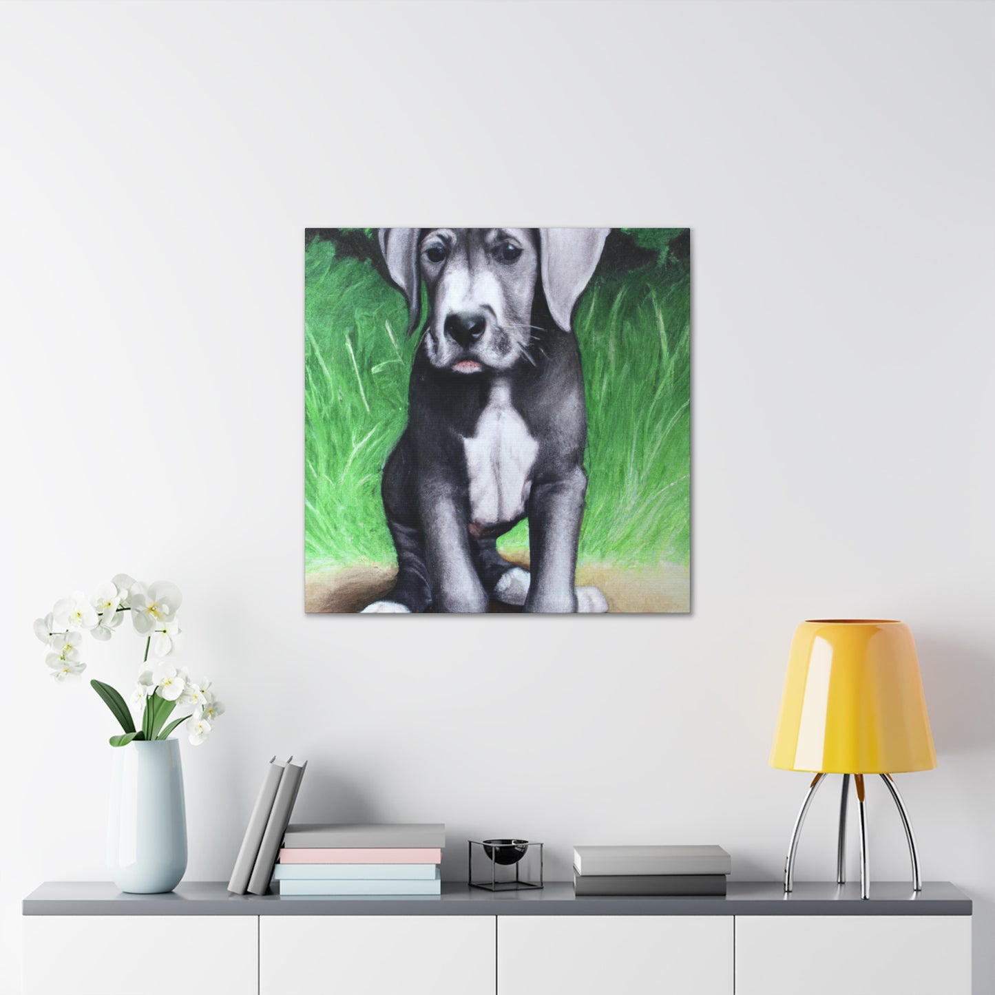 Countess Aurelia de Remirecourt (Great Dane) - Canvas