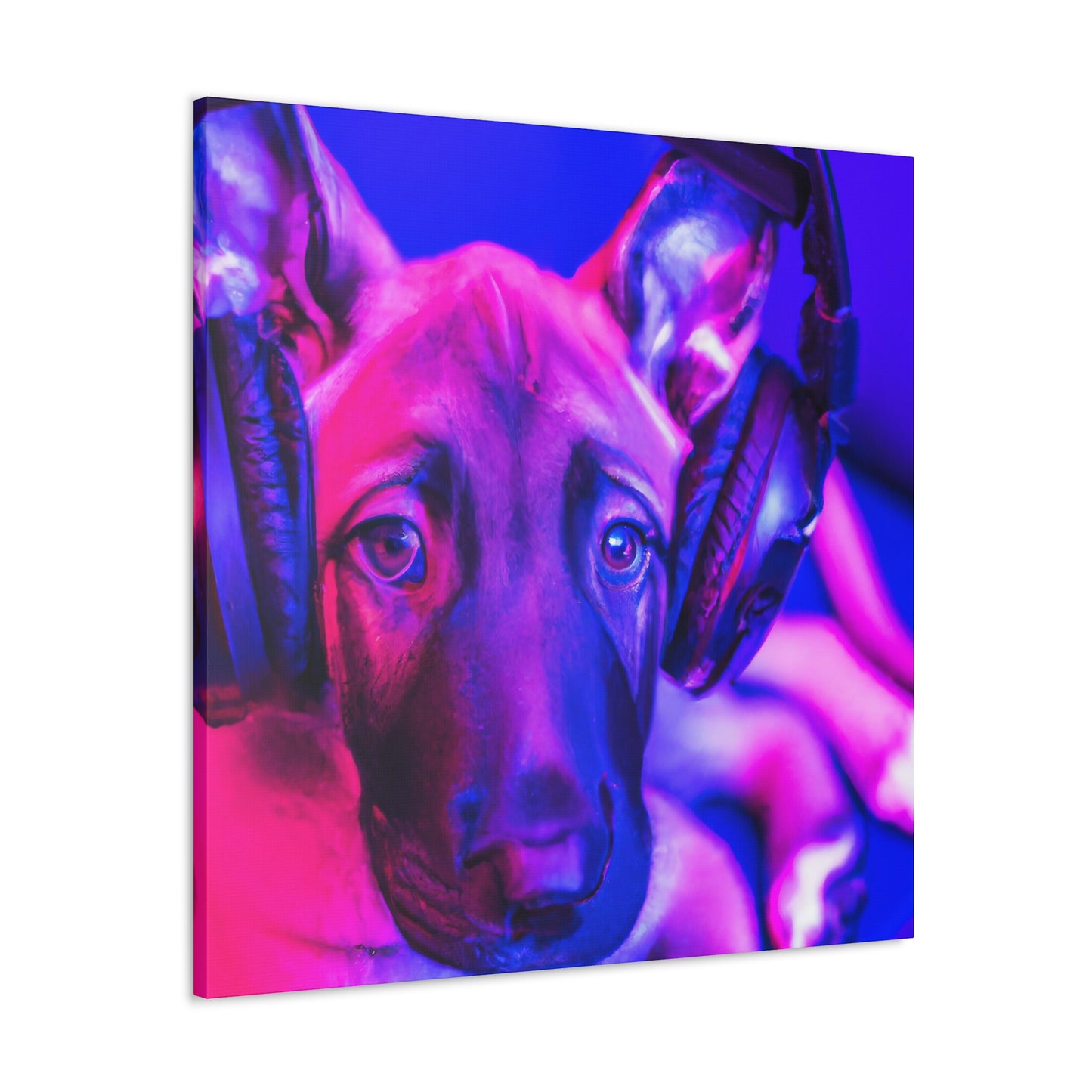 The Countess Adelaide Valerian leDuc - Belgian Malinois - Canvas