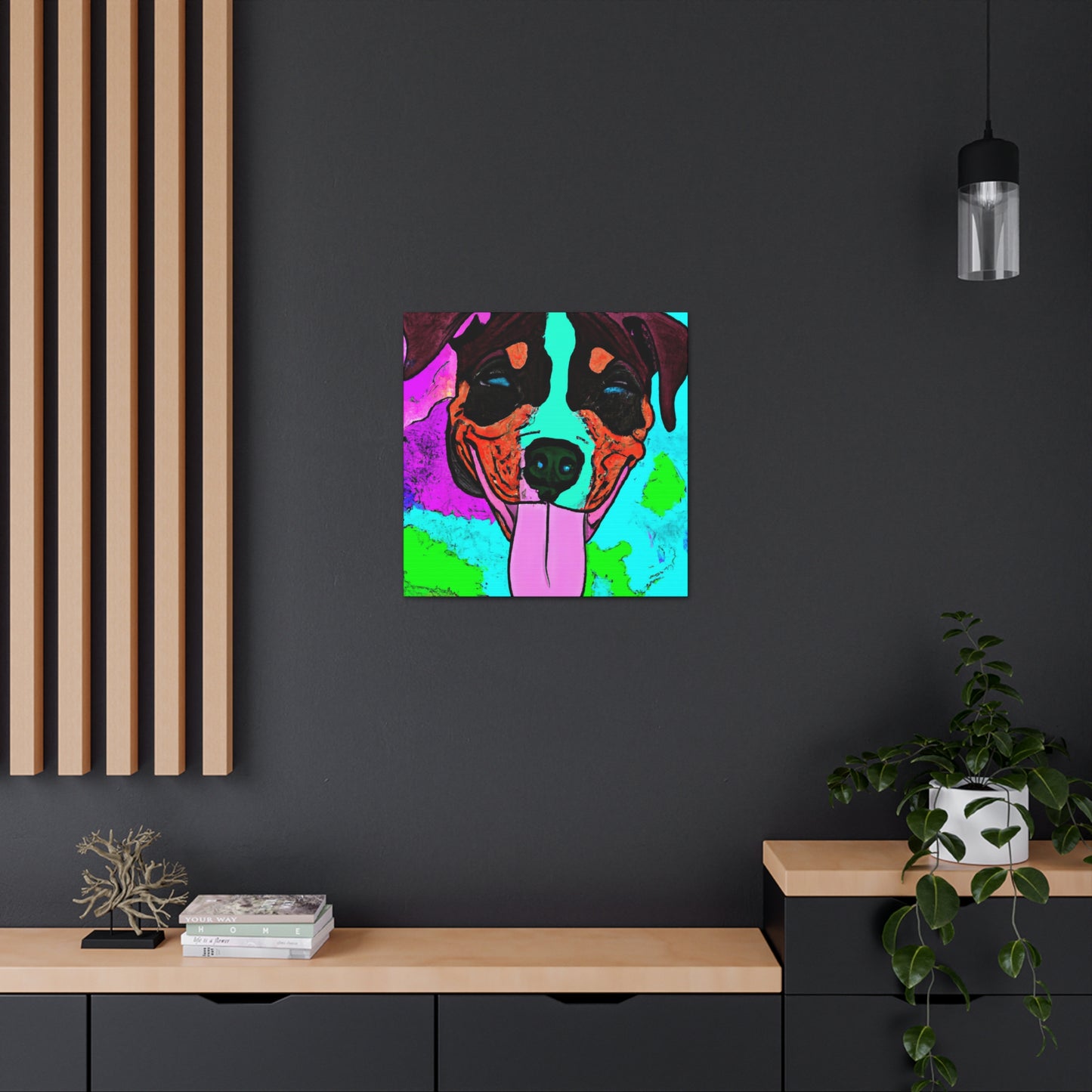 Gwendolyn de LaVallee - Pitbull Puppy - Canvas