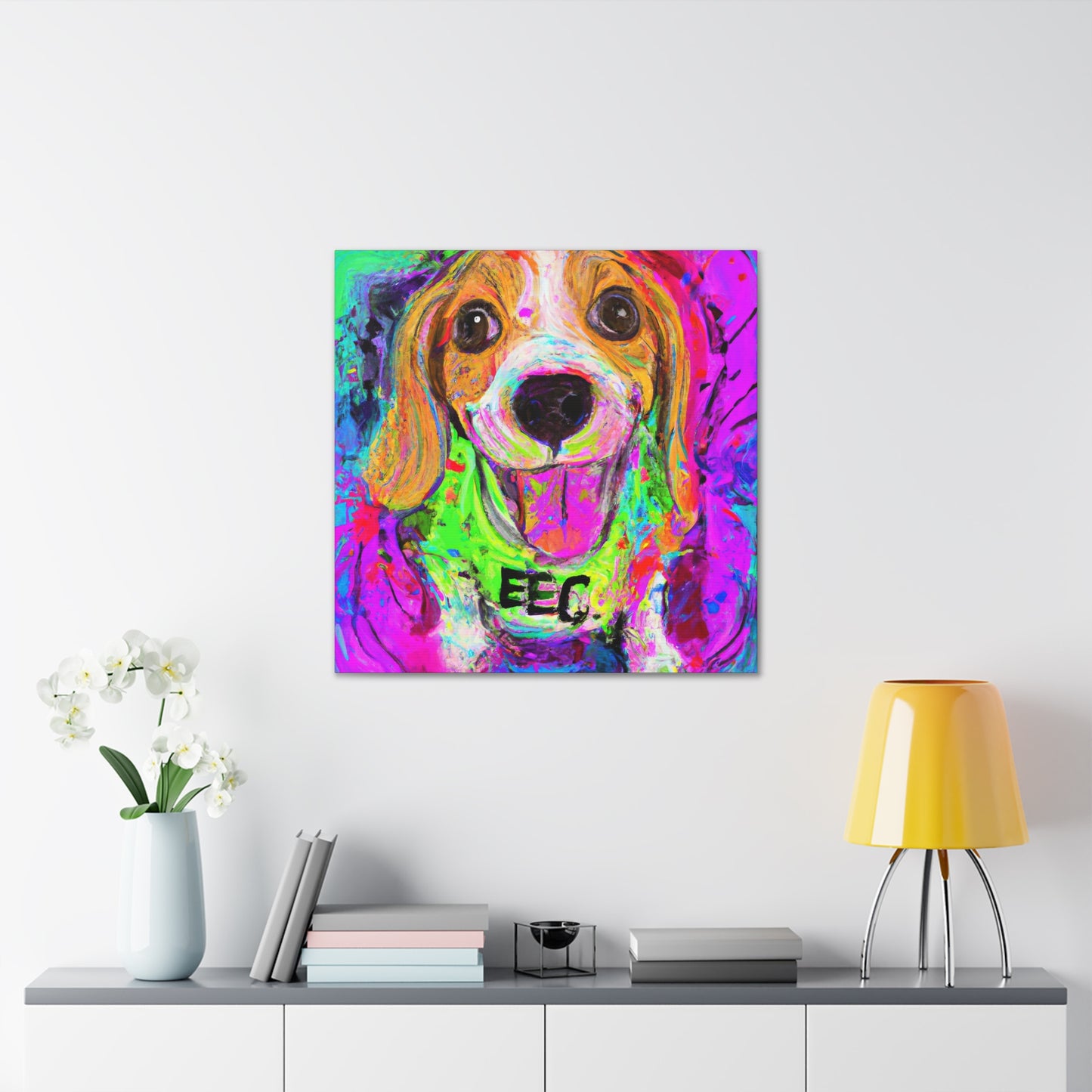 Skullianne de Belgarde - Beagle Puppy - Canvas