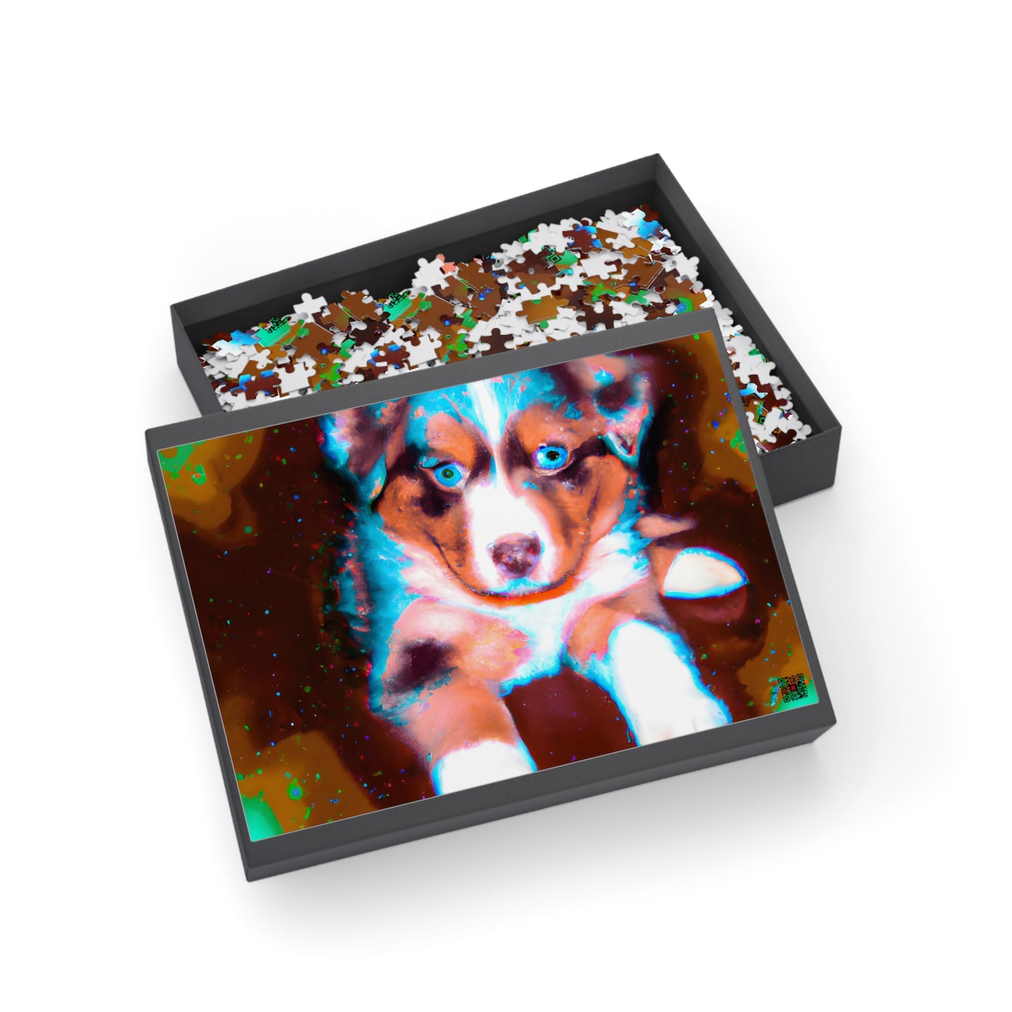 Chantal LeCrayon - Australian Shepherd Puppy - Puzzle