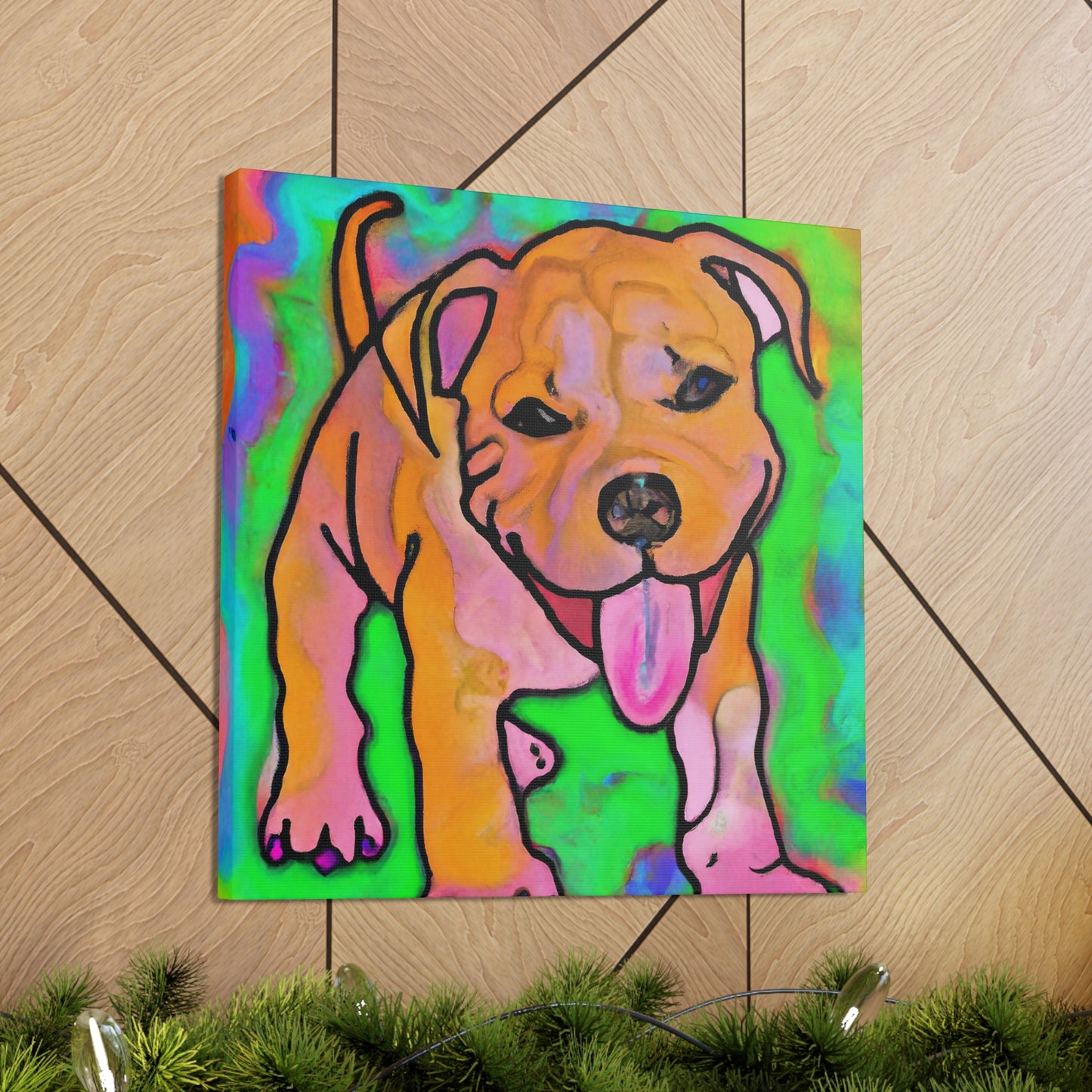 Aristonte Royaltye - Pitbull Puppy - Canvas