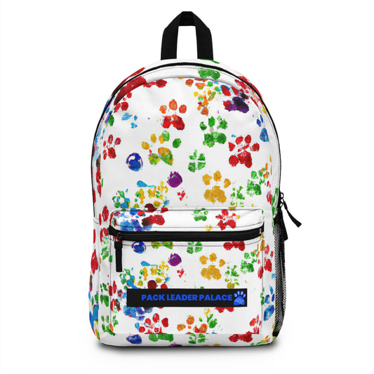 Amoury D'Ville. - Paw Print - Back Pack