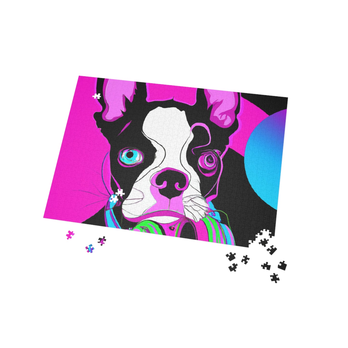 Oscar of the Bay (Oscar Bay) - Boston Terrier - Puzzle