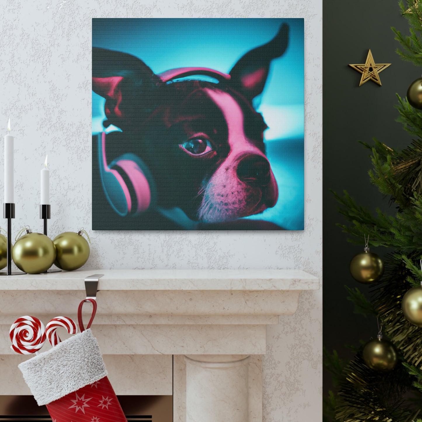 Ariston Cortez-Lancaster - Boston Terrier - Canvas