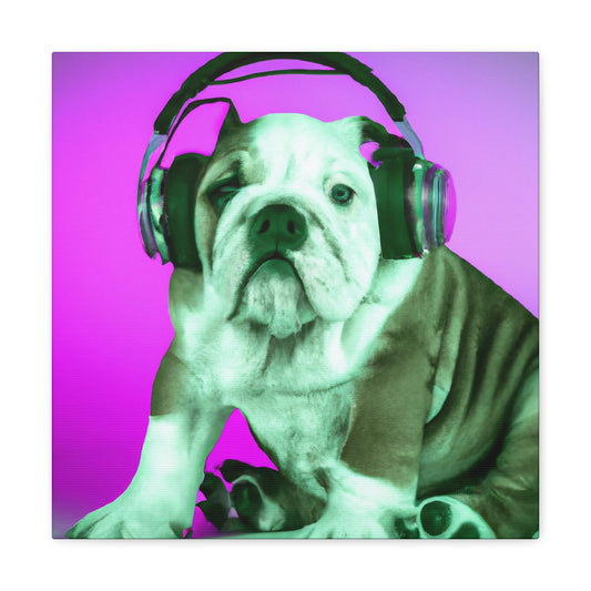 Sebastian DeBonaire - English Bulldog - Canvas