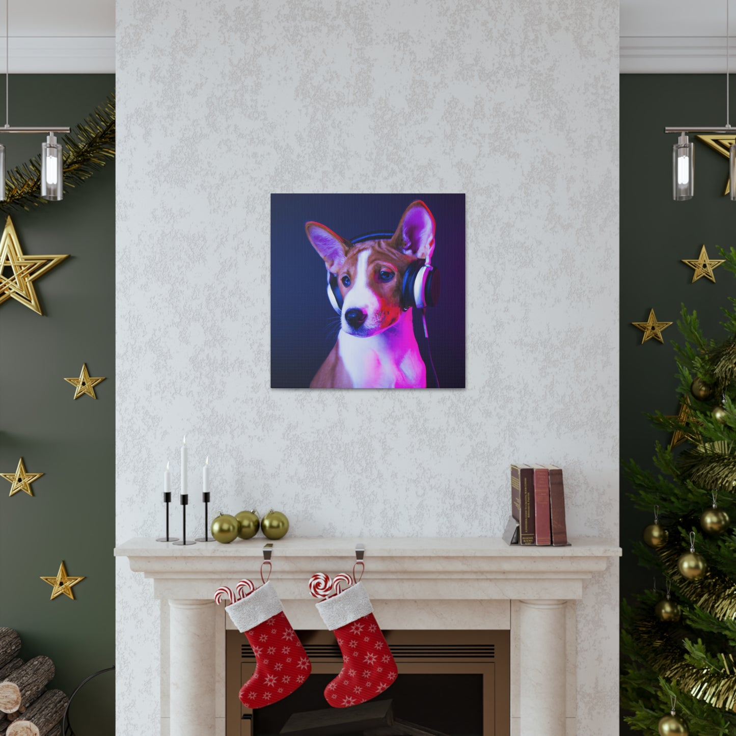 Dalia Ching-Nur - Basenji - Canvas