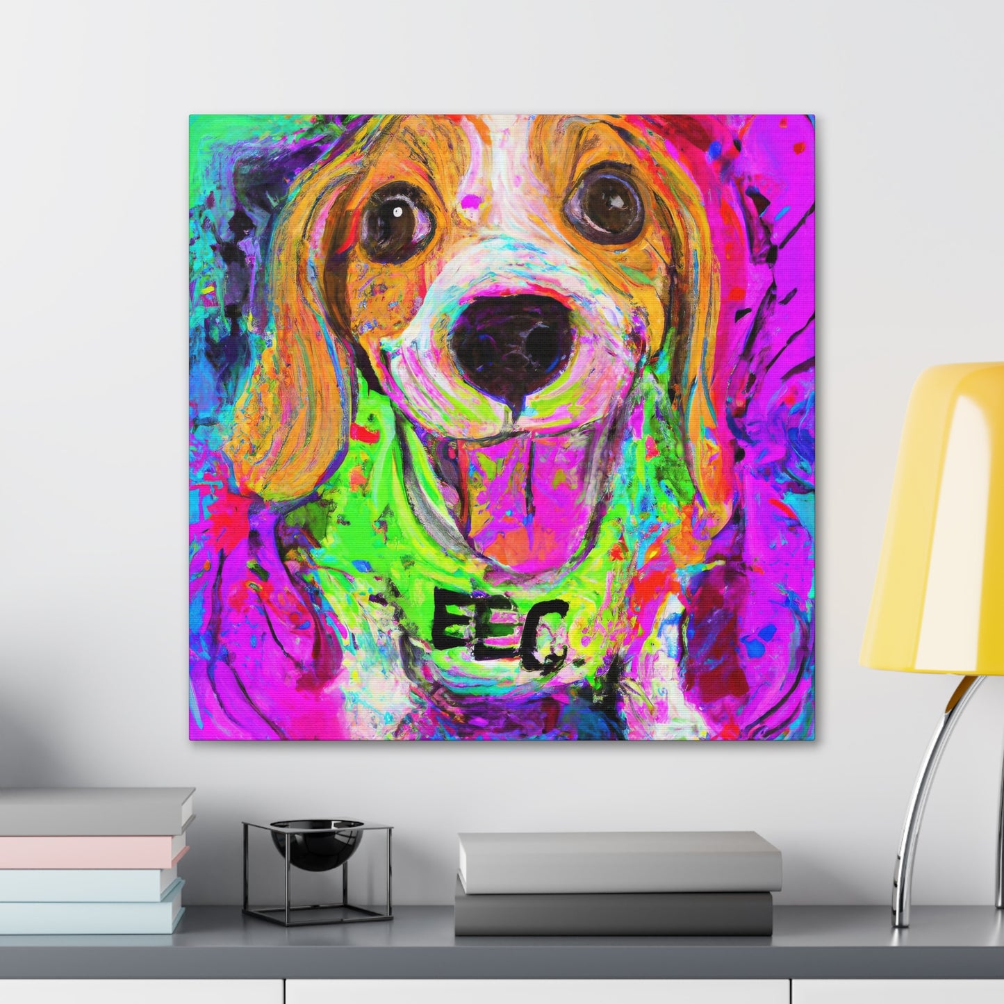 Skullianne de Belgarde - Beagle Puppy - Canvas