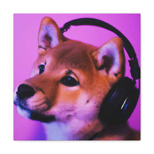 Myongu Angiro - Shiba Inu - Canvas