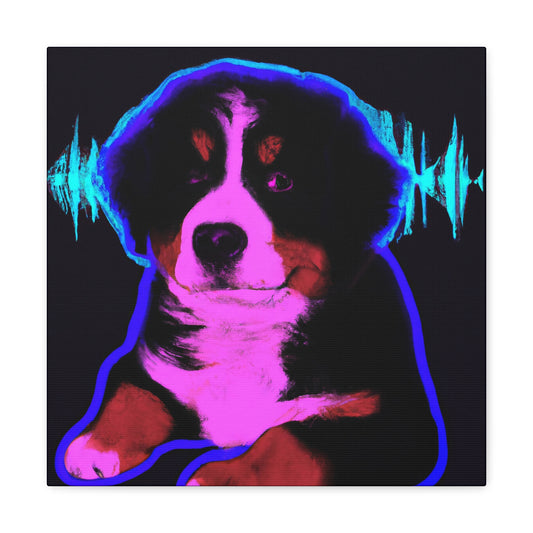 Prince Gustav von Zürich - Bernese Mountain Dog - Canvas