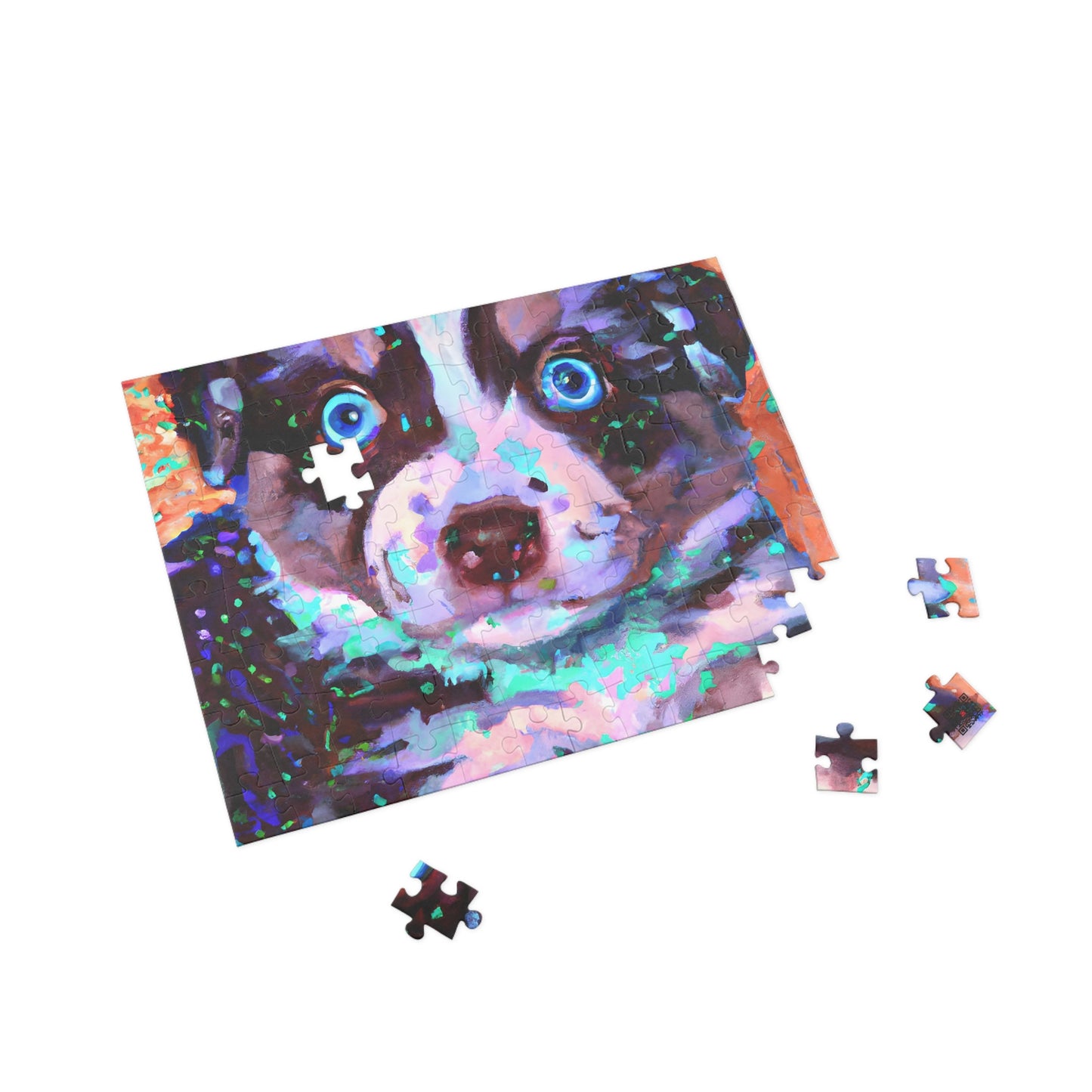 Claude Perleau - Australian Shepherd Puppy - Puzzle