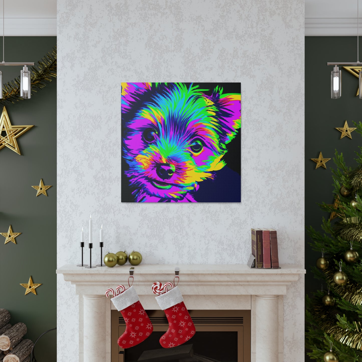 Siranthe Aurora Von Rothwein - Yorkie Puppy - Canvas