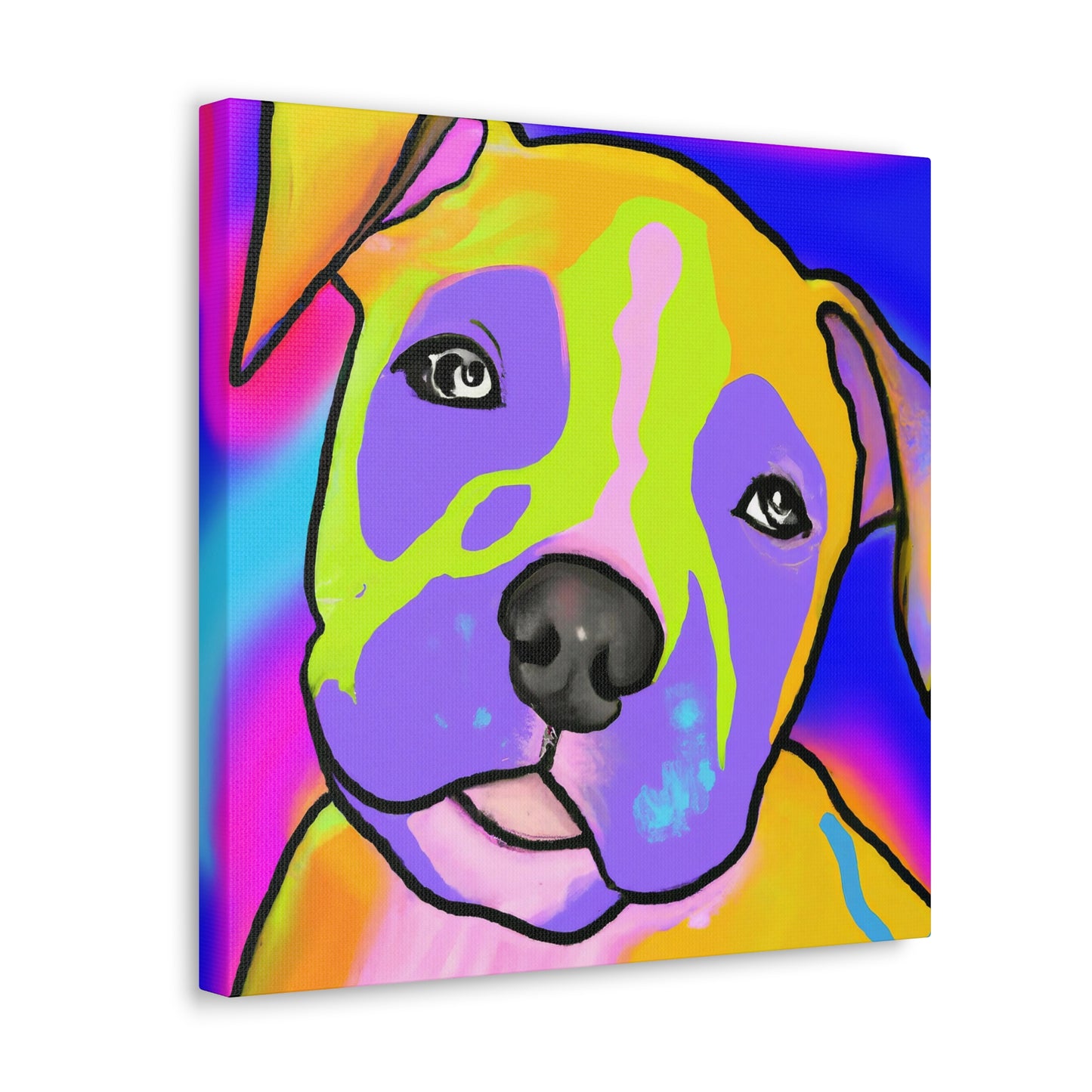 Rembrandt de Couronne - Pitbull Puppy - Canvas