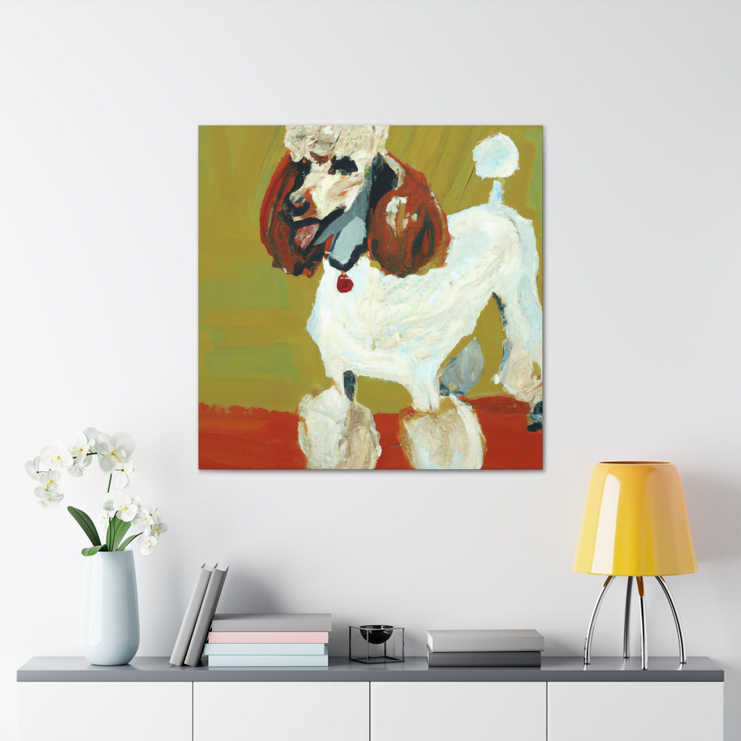 Gwendolyn de Amberley - Poodle - Canvas