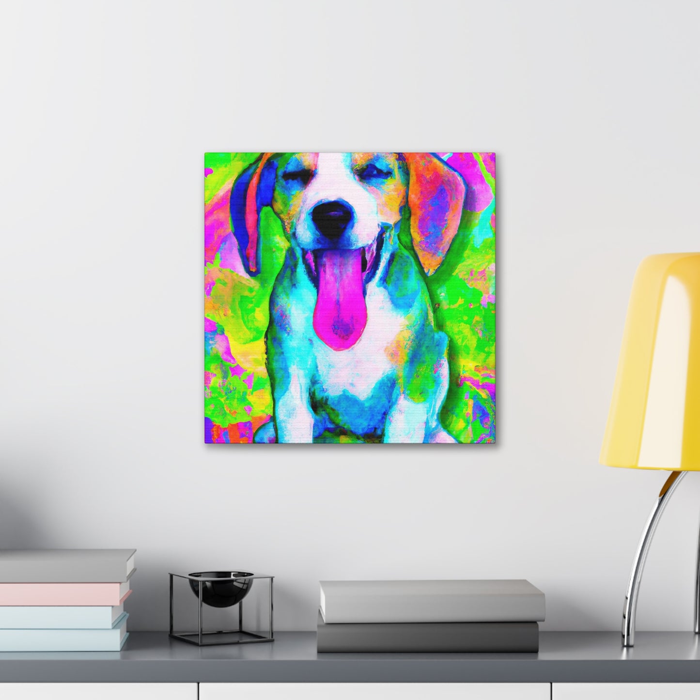 Eldrid de'Medici - Beagle Puppy - Canvas