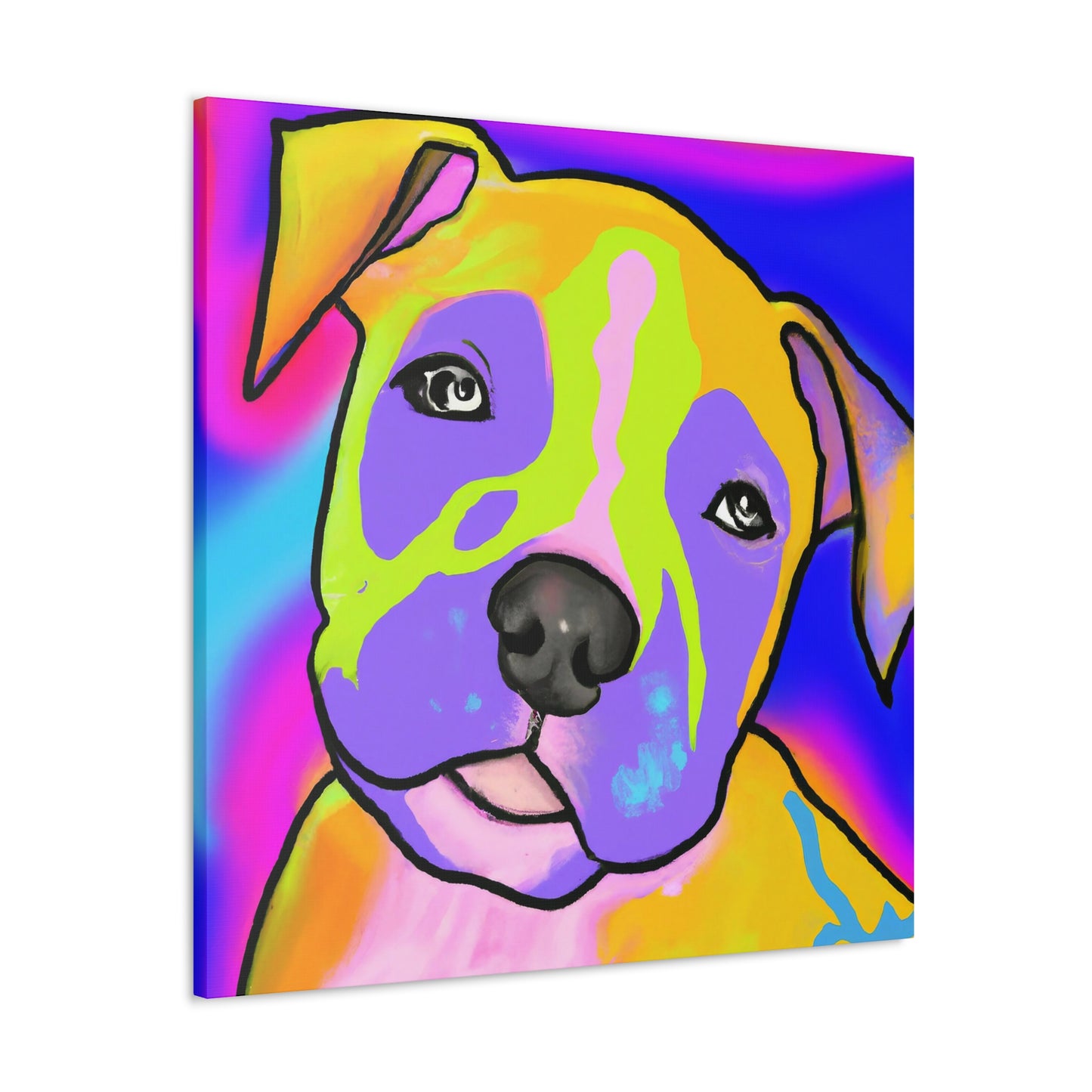 Rembrandt de Couronne - Pitbull Puppy - Canvas