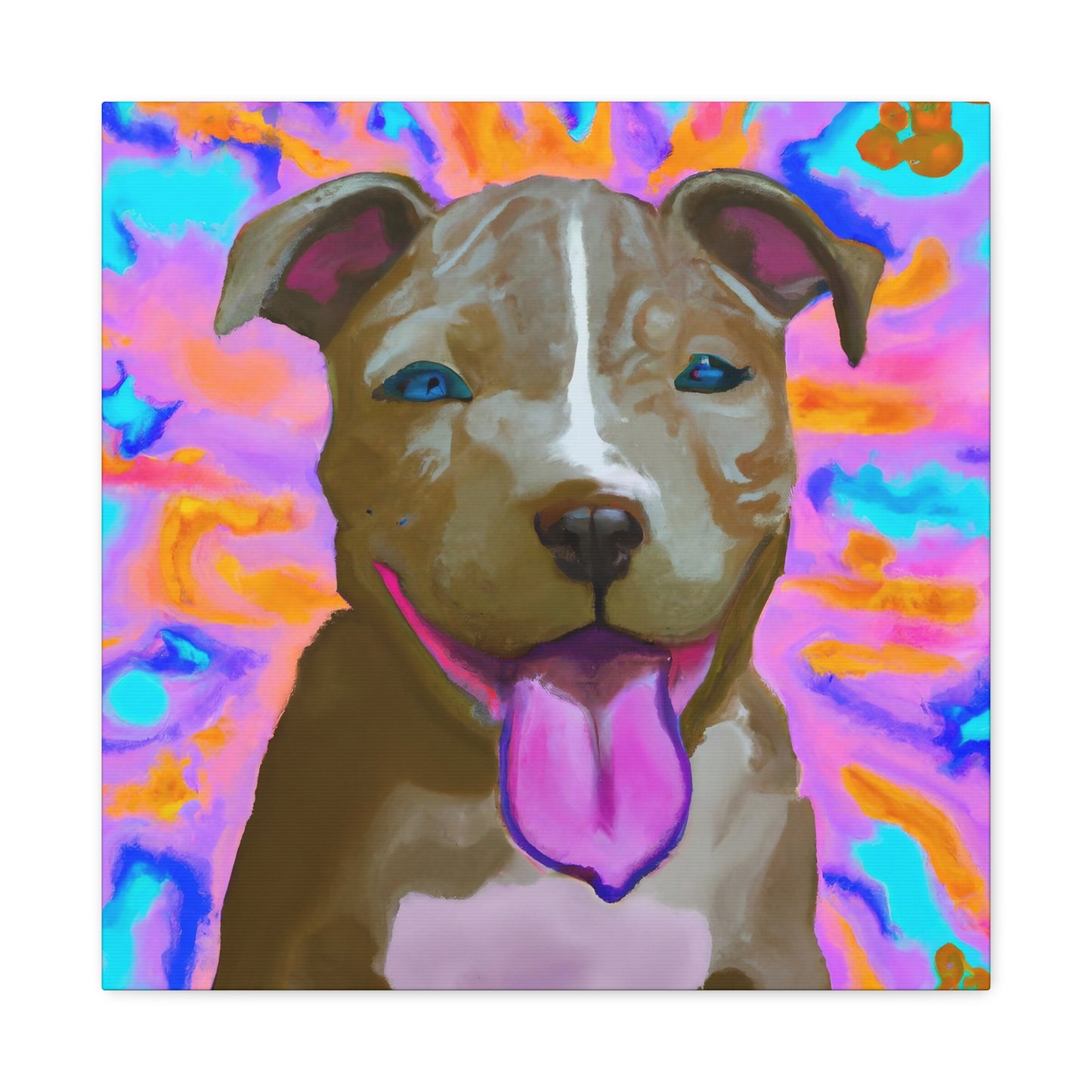 Prince/Princess Castellano of Italy - Pitbull Puppy - Canvas