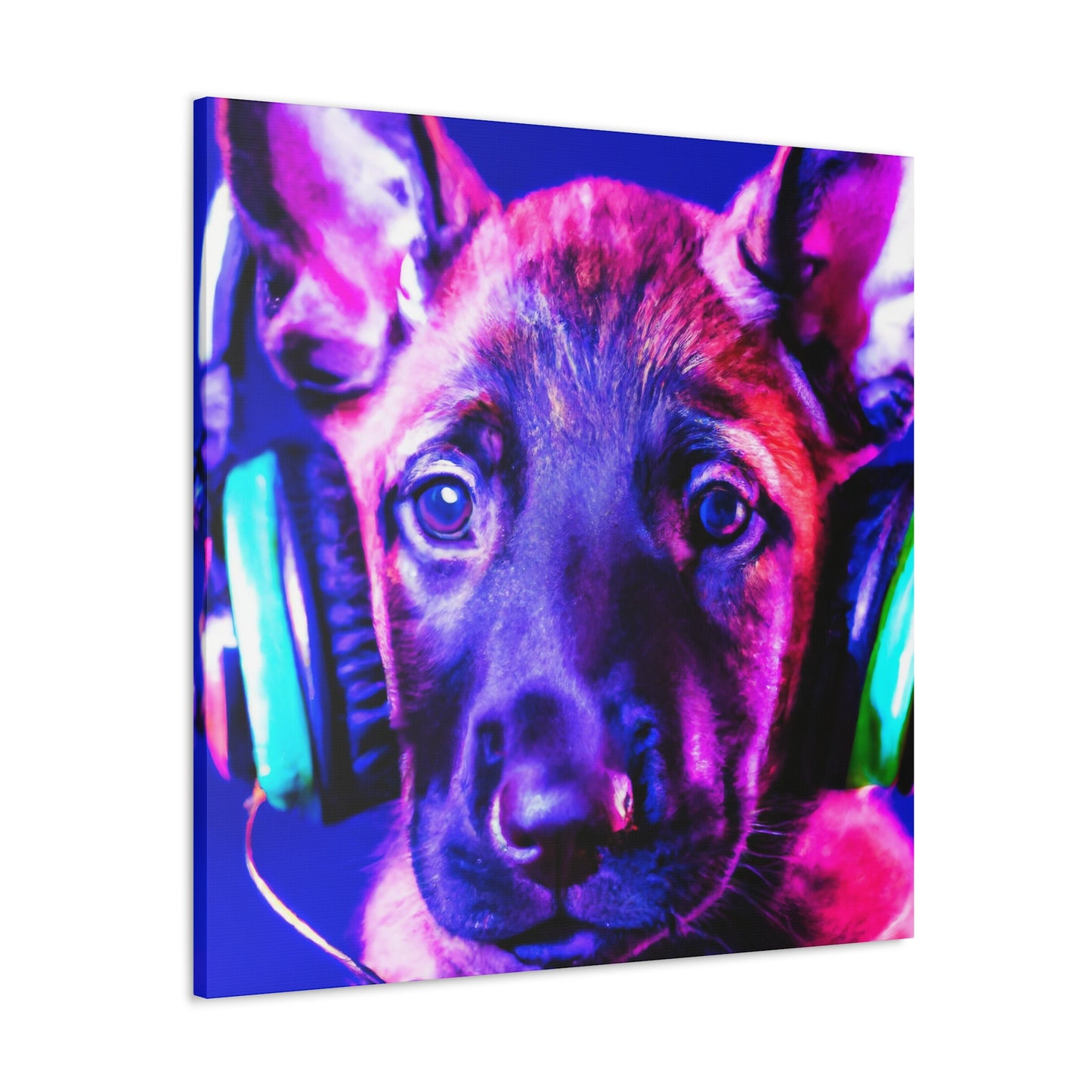 Countess Agathe de La Violette - Belgian Malinois - Canvas