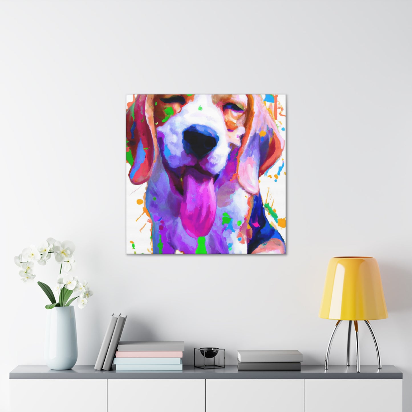 Royal Queenston de LaFayette - Beagle Puppy - Canvas