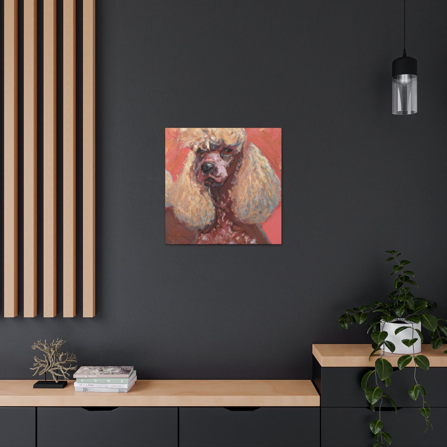 Monique de Beaumont - Poodle - Canvas