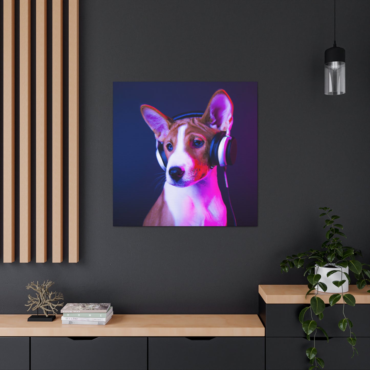 Dalia Ching-Nur - Basenji - Canvas