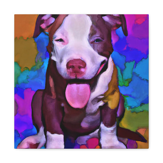 Royaltene Kateryne - Pitbull Puppy - Canvas